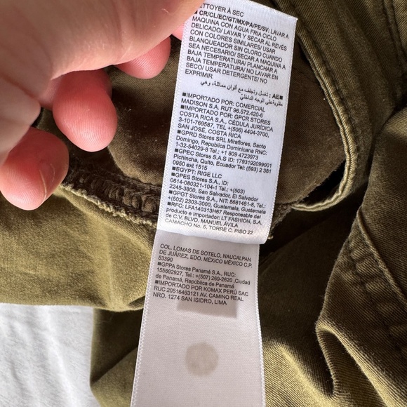 Old Navy Womens M-TALL OG Chino Casual High-Rise Pant Olive Green Campus Office - Picture 9 of 15